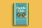 Pickleball Padle Club Flyer, a Flyer Template by megarez (Thumbnail 2 of 3)