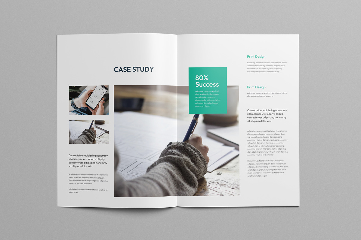 Graphic Design Portfolio, a Brochure Template by Pixelpick (Photo 4 of 8)