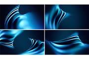 Blue Modern Backgrounds, a Background Graphic by BazziBa♥ (Thumbnail 3 of 3)