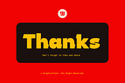 Hidalgo - The Retro Display Font, a Sans Serif Font by Graphicfresh (Thumbnail 10 of 10)