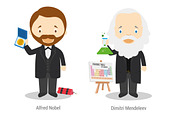 32 Discoverers &Inventors of History, an Education Illustration by asantosg (Thumbnail 10 of 17)