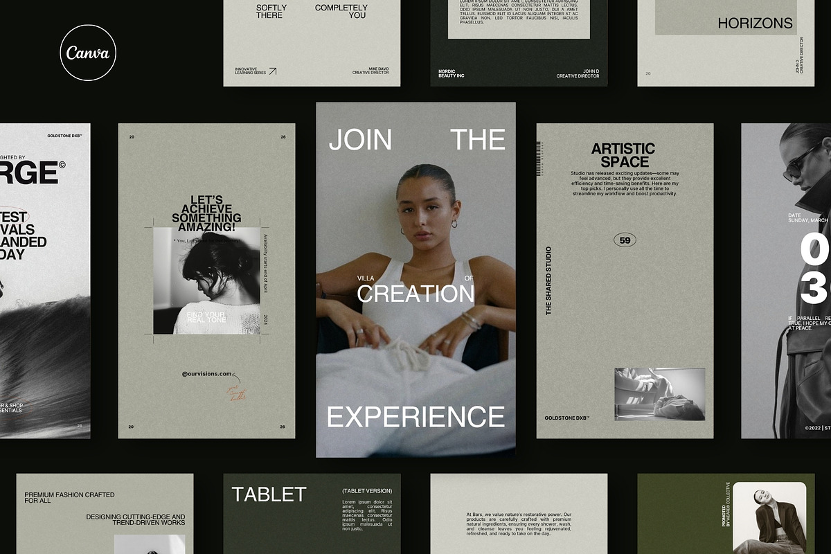 ZORA | Instagram STORIES Bundle, a Social Media Template by The Aesthetic Studio (Photo 1 of 10)