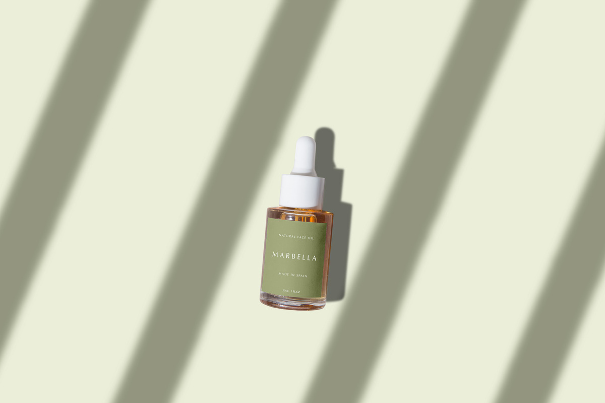 Glass Dropper Bottle Mockup, a Packaging Mockup by Copal (Photo 7 of 11)