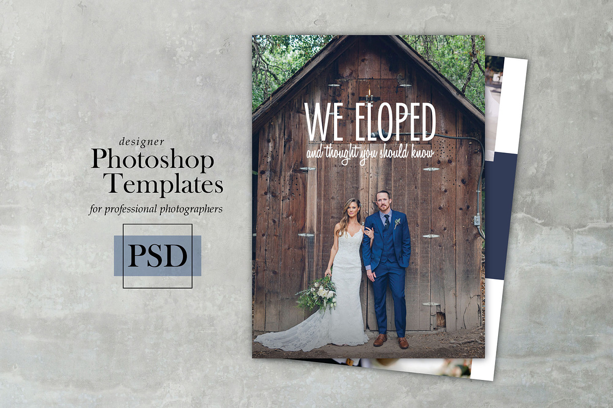 Thought You Should Know Eloped E107, a Stationery Template by Studio Forty Design (Photo 1 of 4)