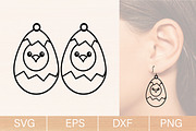 Easter Earrings Laser Cut SVG Bundle, an Object Graphic by jannatulpakhi (Thumbnail 6 of 10)