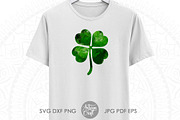 Glitter clover PNG for sublimation, an Object Graphic by Artisan Craft (Thumbnail 3 of 4)