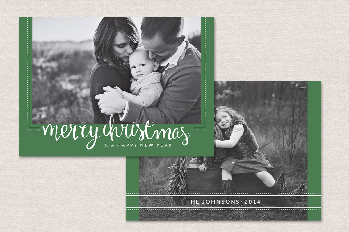 Christmas Card Template CC048, a Card Template by OtoStudio