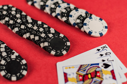 gambling coins focused with four ace preview 6