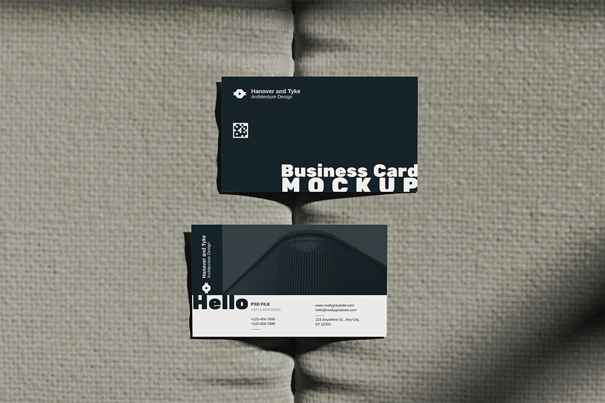 Business Card Mockup, a Merchandise Mockup by HanaSaka_Studio (Photo 2 of 5)