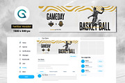 Basketball Social Media Template, a Social Media Template by Geelator Studio (Thumbnail 4 of 5)