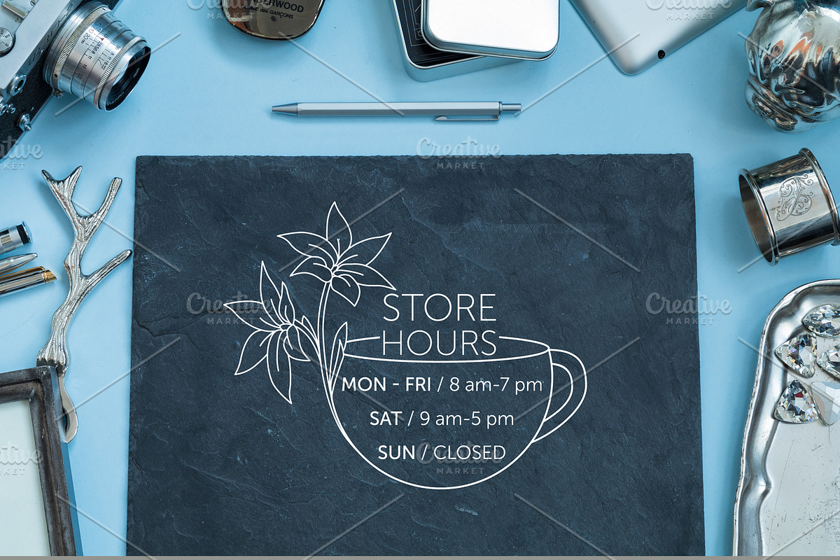 Minimalistic logo set. Logo template, a Branding & Logo Template by Ksenia Zmey (Photo 10 of 11)