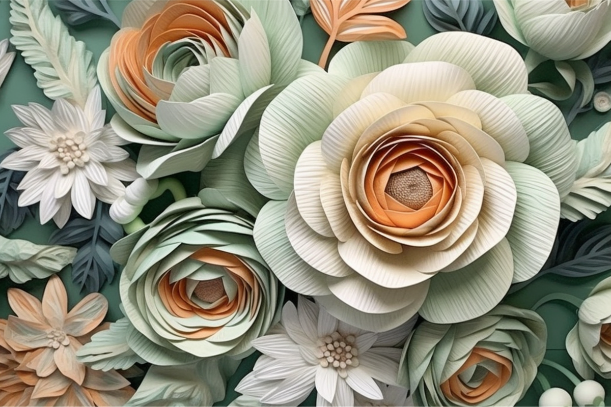Stunning 3D Flower Backgrounds, a Graphic by Whiskey Bee Boutique (Photo 10 of 11)