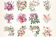 Summer Wild Rose Pink Florals, an Illustration by Libby Wishes (Thumbnail 2 of 5)