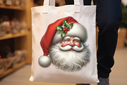 Santa Claus Face Christmas Clipart, a Work Illustration by CraftArtStudio (Thumbnail 4 of 6)