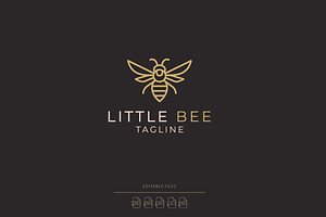 Little Bee Simple Logo