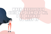 Poster Modern Scandinavian Font, a Font by Happy Letters (Thumbnail 2 of 7)