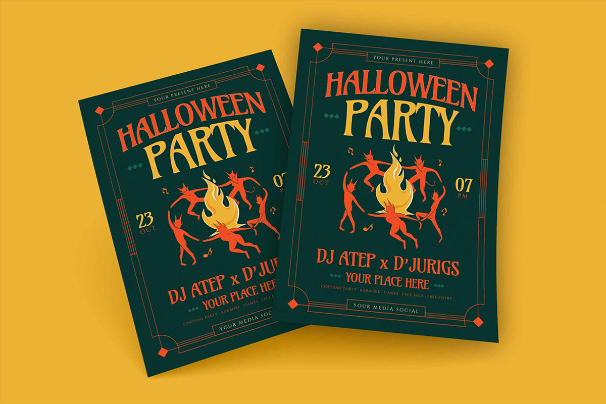 Halloween Music Festival Flyer, a Flyer Template by megarez (Photo 3 of 3)