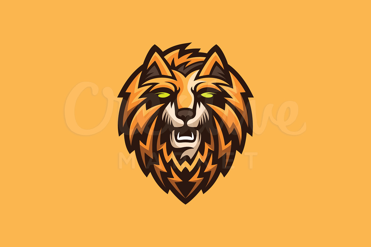 Lion Mascot Logo, a Templates & Theme by nospacestore