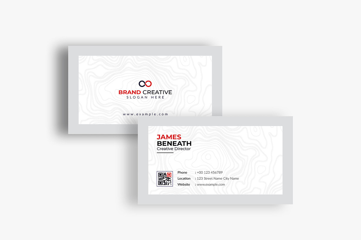 Modern & Clean Business Card, a Business Card Template by Spark_Creative (Photo 2 of 3)