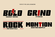 Block Head – Geometric Display Font, a Sans Serif Font by Linecreative (Thumbnail 6 of 7)