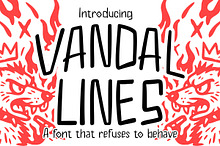 Vandal Lines Urban Handwritting