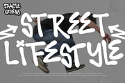 Spacie Opera | Graffiti Typeface, a Handwritten Font by Denustudios (Thumbnail 5 of 15)