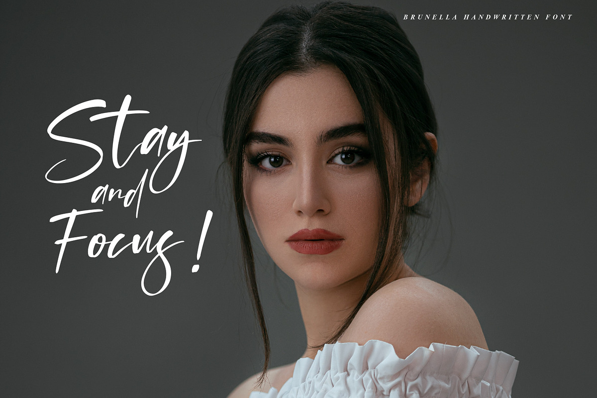 Brunella - Handwritten Font, a Script Font by ribethstudio (Photo 11 of 12)