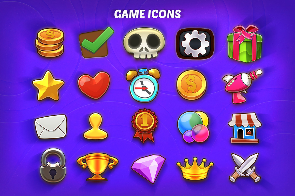DINGDONG - Game GUI Pack, a Templates & Theme by Weirdsgn Store (Photo 2 of 11)