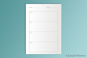 Weekly Planner A5 Printable