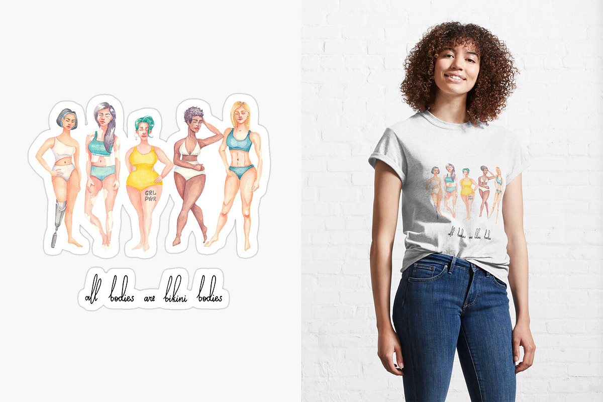 All bodies are beautiful, a Person Illustration by Tabiti (Photo 14 of 16)