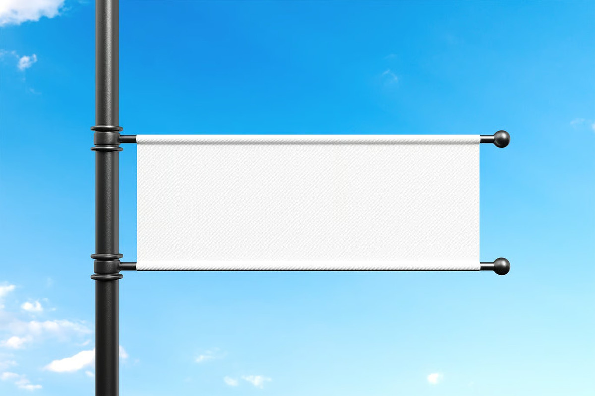 Horizontal Banner Mockup, an Advertising Mockup by zpackcreative (Photo 2 of 4)