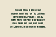 Gilndra Down - Thick & Bold Font, a Sans Serif Font by Iqsiart Studio (Thumbnail 2 of 7)