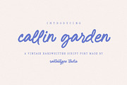 Callin Garden Vintage Handwritten, a Handwritten Font by RantautypeStudio (Thumbnail 1 of 11)