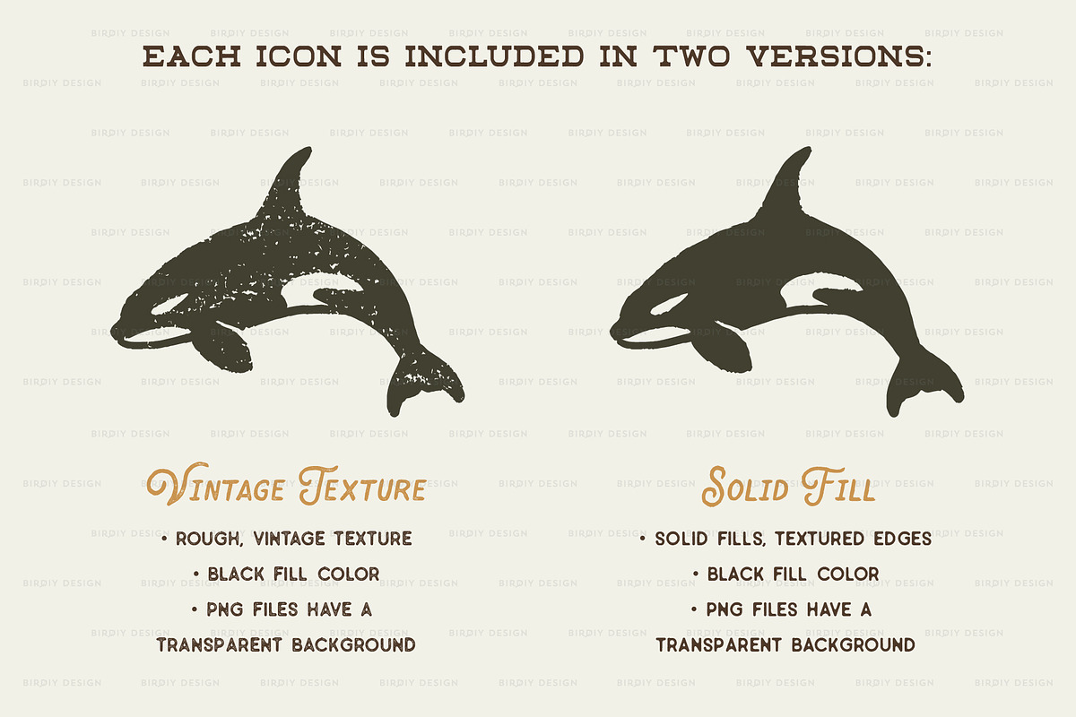 Tropical Icons, a Solid Icon by BirDIY Design (Photo 6 of 10)