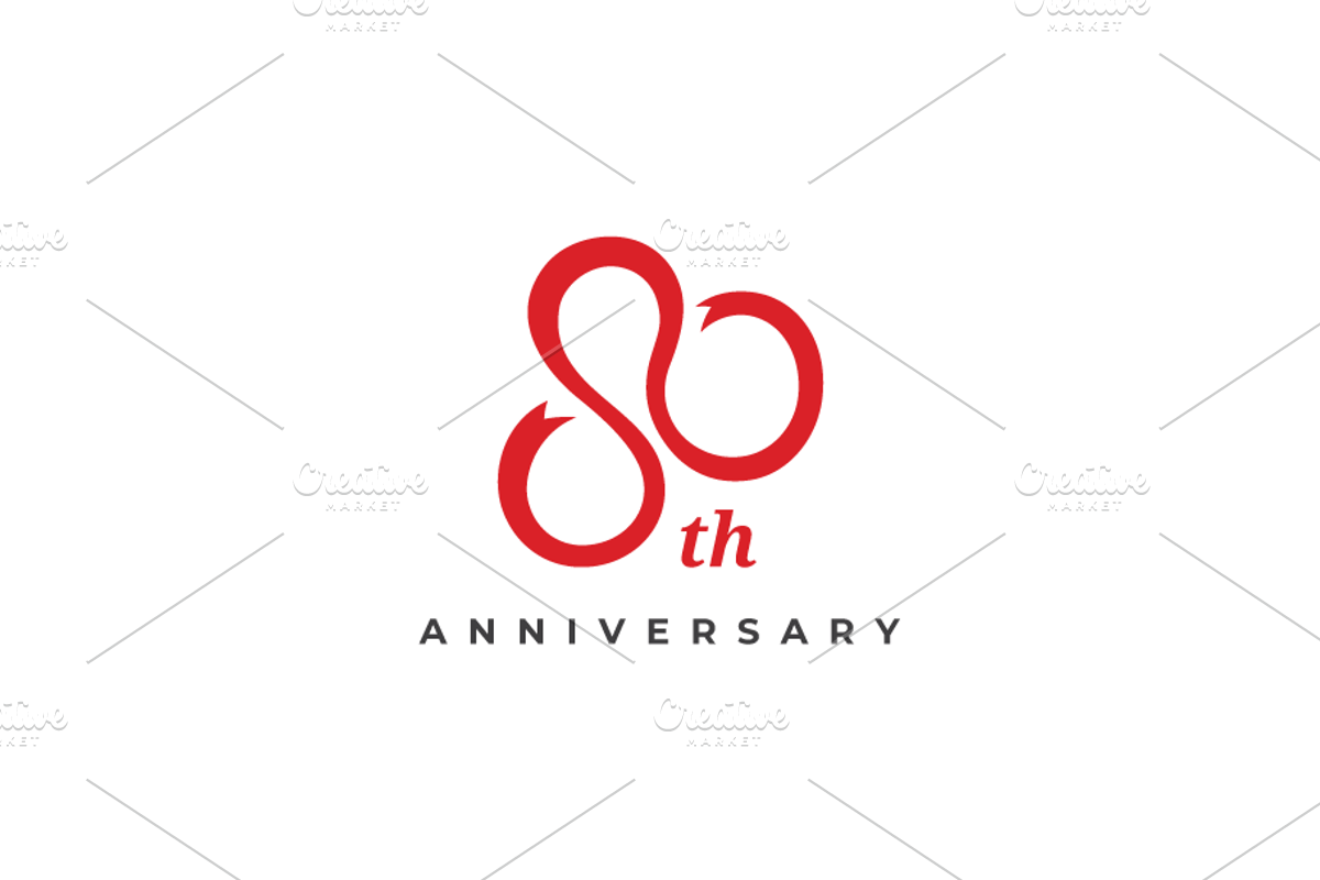 80th Anniversary Celebration Design, a Graphic by yopie (Photo 2 of 4)