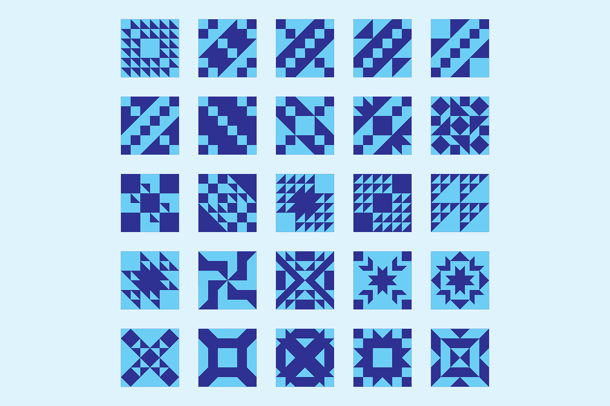 Quilt Patterns Icons, an Icon by GG Design (Photo 11 of 16)