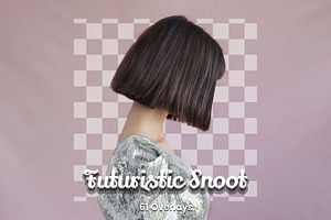 61 Futuristic Snoot Overlays, a Pattern Graphic by 3Motional