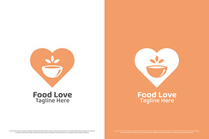Love Soup Food Logo Design Icon, a Branding & Logo Template by Morvana Crew