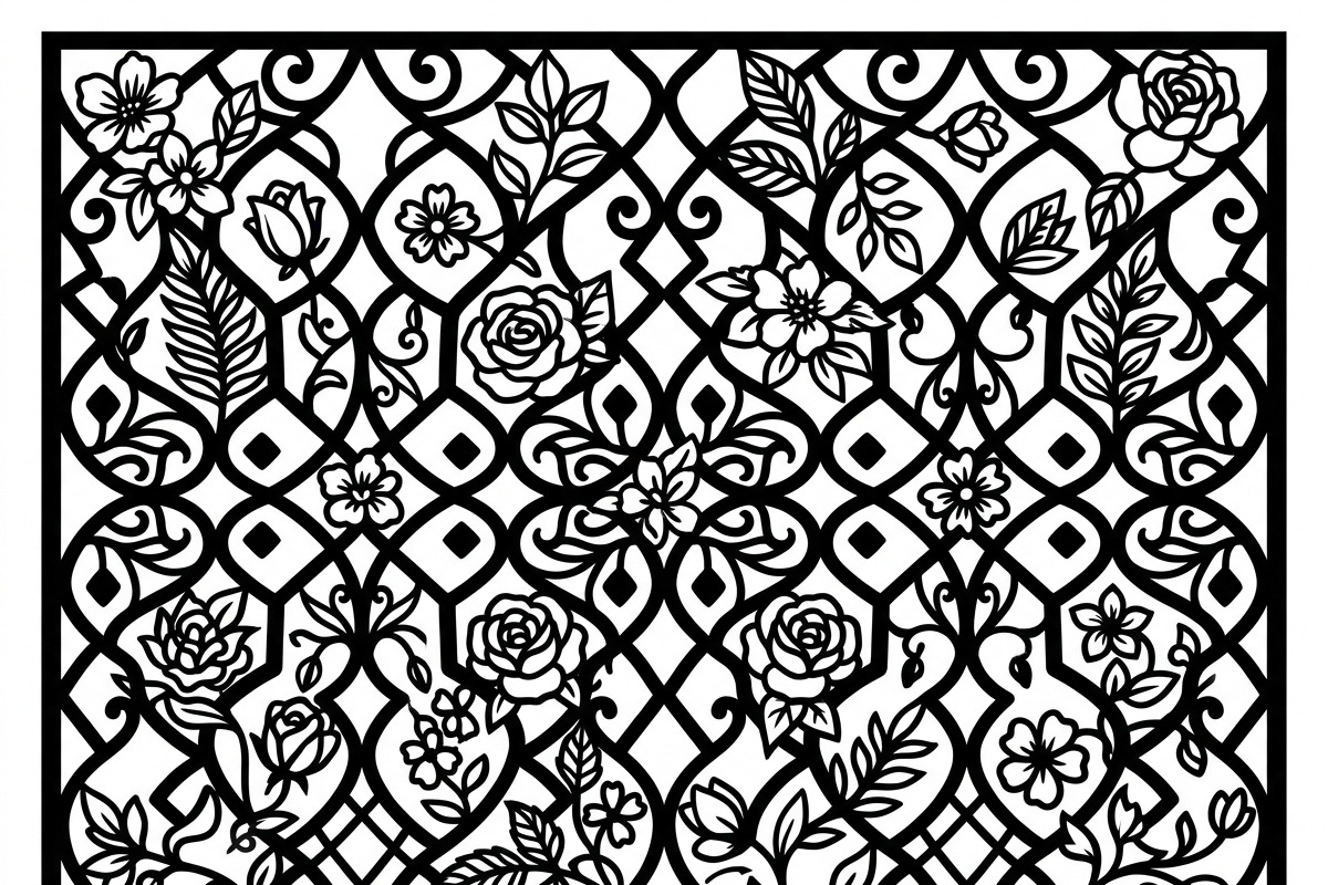Elegant floral ornament pattern, a Decorative Illustration by Amazin_art (Photo 51 of 51)