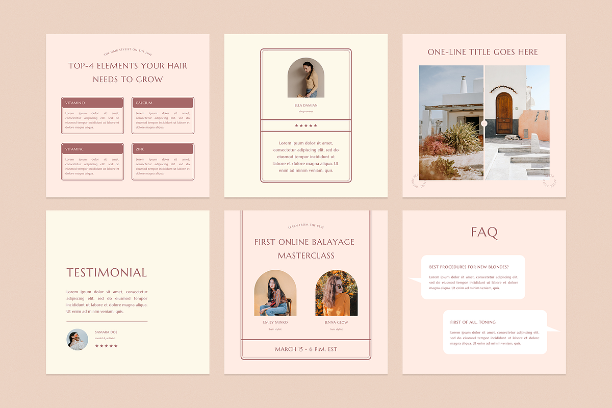 Beauty Social Media Bundle | 50% OFF, a Social Media Template by Ralony (Photo 7 of 20)