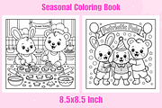 Us 4th July Coloring Pages For kids, a Seasonal Illustration by Coco Bloom (Thumbnail 3 of 3)