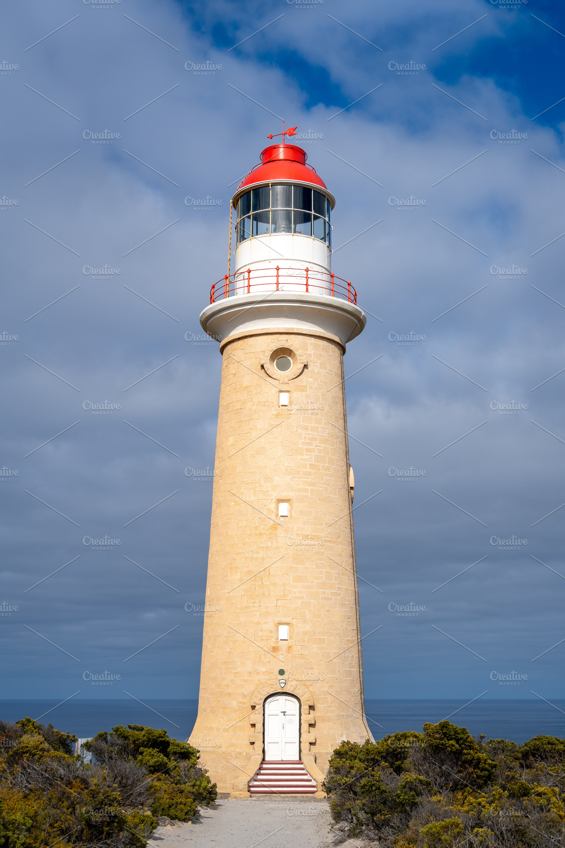 Cape Du Couedic lighthouse in Flinders Chase National Park, Aust, an Architecture Photo by GoodGoods