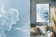 Azure Botanica: Fine Art Watercolor, a Texture Illustration by Nadia Semyroz (Thumbnail 7 of 8)