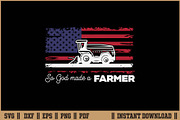 So God Made A Farmer Rustic Farm SVG, an Illustration by Handy Arts Studio (Thumbnail 1 of 3)