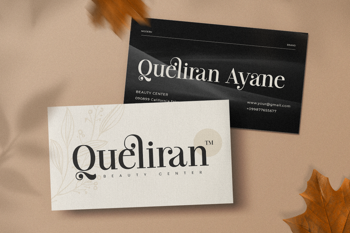 Branck - Modern Luxury Logo Font, a Serif Font by Sensatype (Photo 3 of 12)