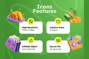 Finance & Accounting 3D Icons, an Object 3D Model by Rakata Studio (Thumbnail 2 of 7)
