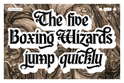 Letinegra | Modern Blackletter, a Blackletter Font by Twicolabs Fontdation (Thumbnail 6 of 7)