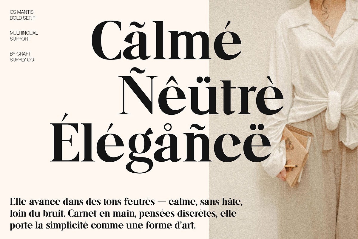 CS Mantis – Classy Serif Font, a Serif Font by Craft Supply Co. (Photo 5 of 8)