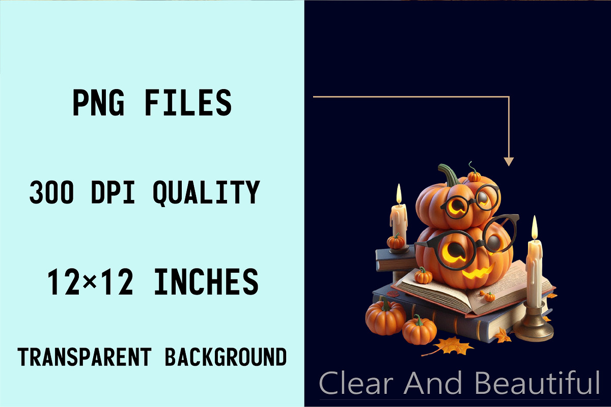Watercolor Autumn Pumpkin Clipart Bu, an Illustration by SVGArt (Photo 3 of 8)