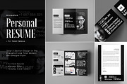 Resume Template / CV, a Resume Template by TheFeture (Thumbnail 1 of 6)